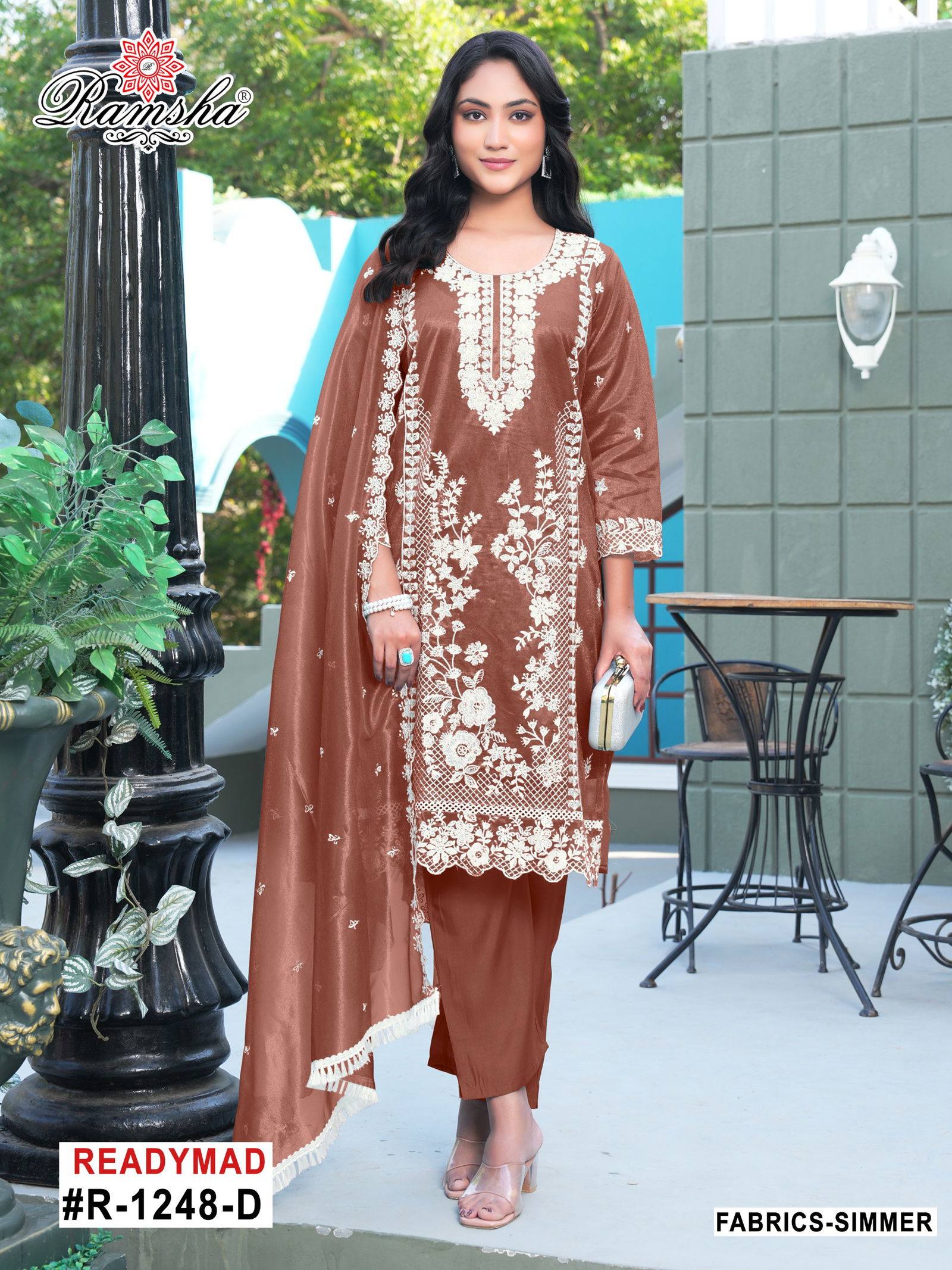 R 1248 Nx By Ramsha Simmer Pakistani Readymade Suits Orders In India